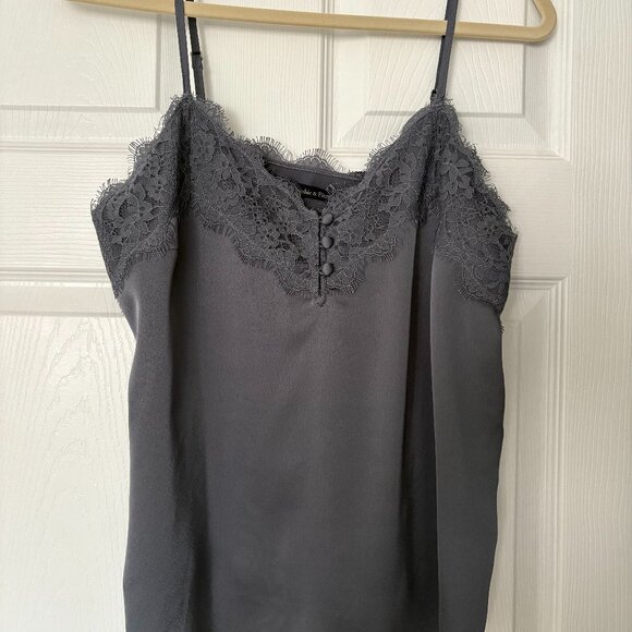 Abercrombie & Fitch Tops - NEW WITH TAGS Abercrombie & Fitch Lace Camisole Dark Grey Size Medium RN75654
